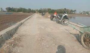 Proyek Rekonstruksi Jalan RJ Drunten Wetan Indramayu Disorot