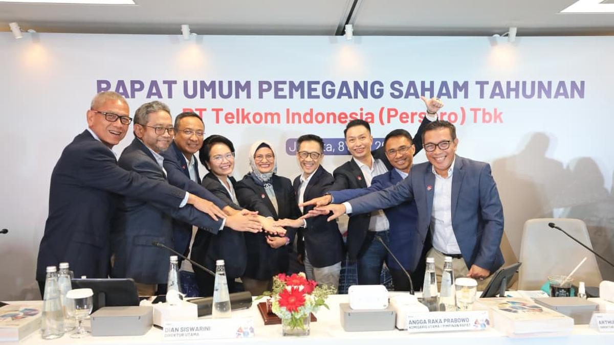 RUPS Tahunan Telkom Bagikan Dividen Rp21,9 Triliun