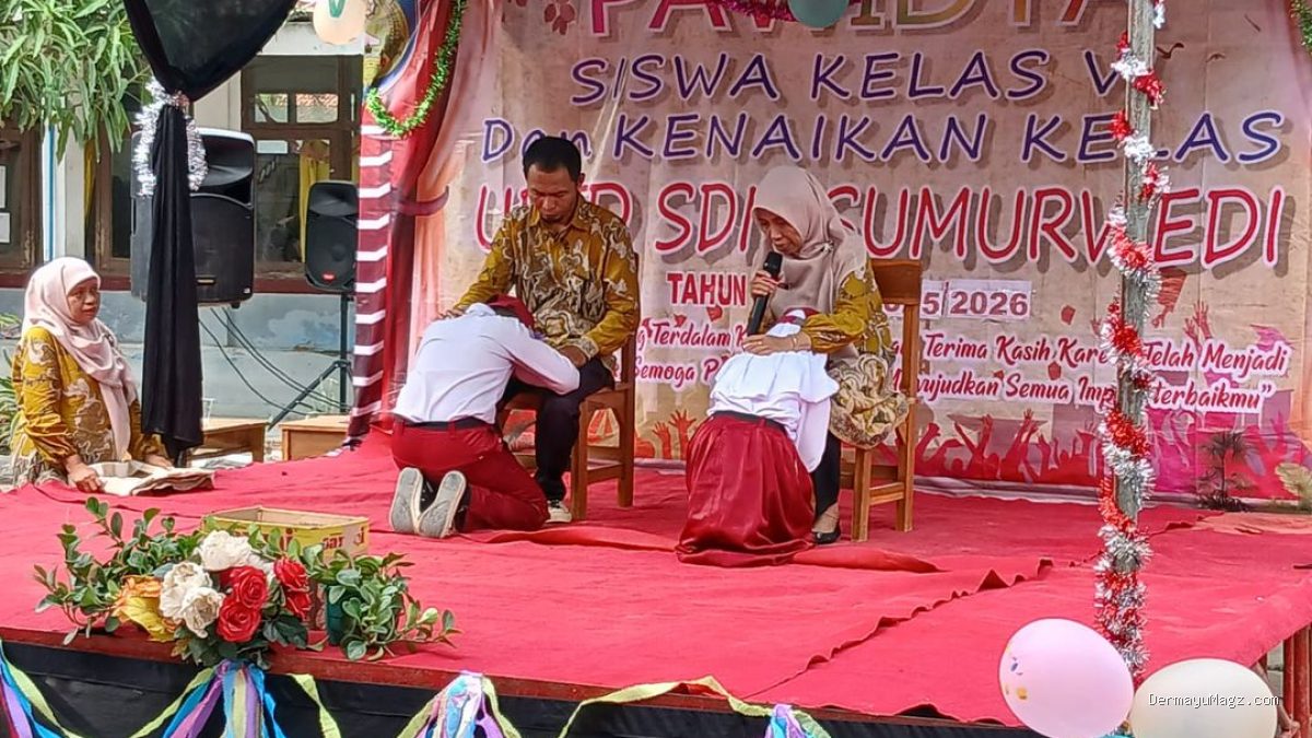 SDN Sumurwedi Lepaskan Generasi Emas di Haurgeulis: Pesan Menyentuh