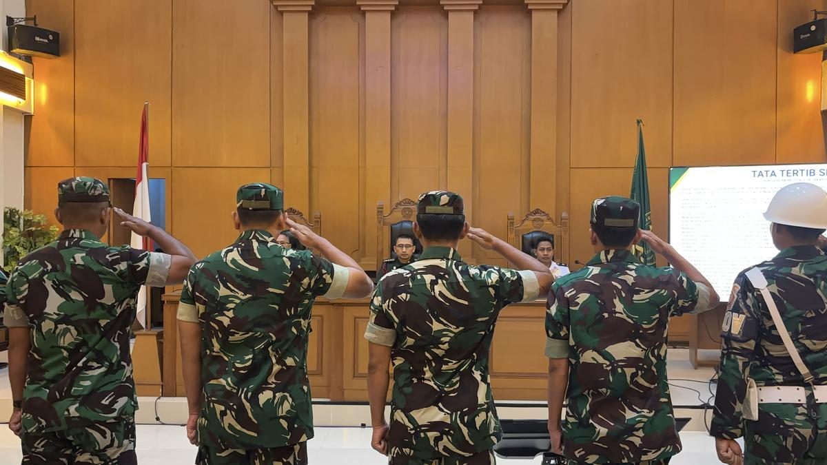 Sidang Vonis 4 TNI Kasus Penyiraman Andrie Yunus Digelar