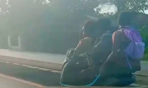 Siswa SMAN 1 Losarang Bonceng Tiga Diduga Bawa Sajam Desa Jumbleng
