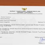 Surat Pernyataan Tanggung Jawab Mutlak Orang Tua untuk Pendaftaran SPMB 2026