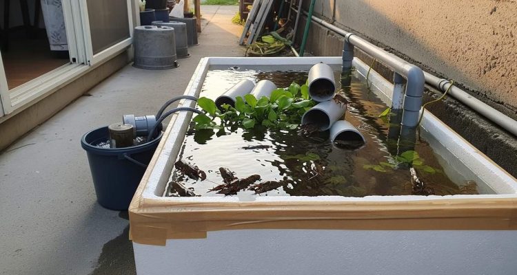Ternak dalam Kotak Styrofoam untuk Lahan Terbatas