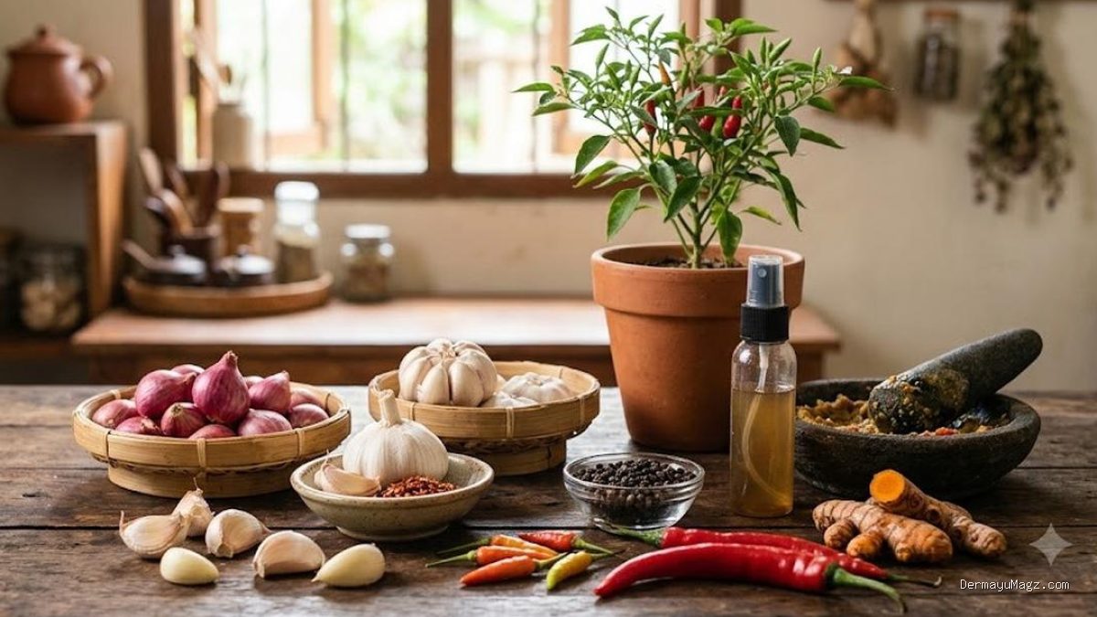 10 Bahan Dapur Ampuh Usir Ulat Cabai, Tanaman Kembali Sehat
