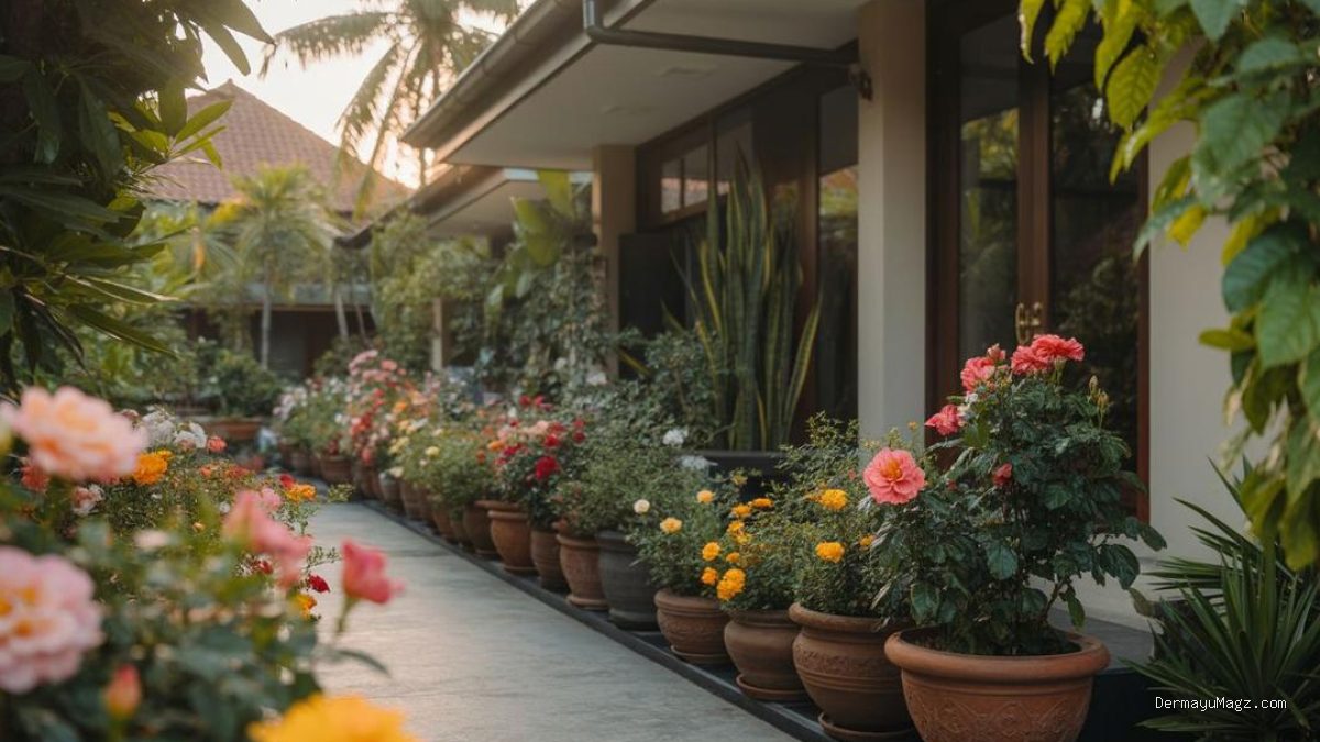 10 Rekomendasi Bunga Hias Depan Rumah, Manfaat, dan Tips Rawat