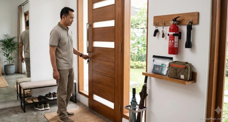 12 Barang yang Perlu Disediakan Dekat Pintu Keluar untuk Keadaan Darurat