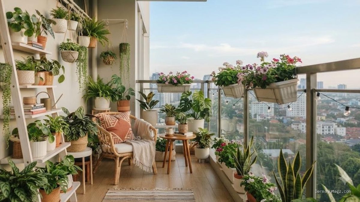 12 Tanaman Hias untuk Balkon Minimalis, Solusi Mempercantik Area Luar Ruangan yang Terbatas
