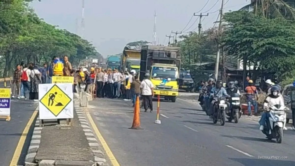 141 U-Turn Ilegal Jalur Pantura Indramayu Ditutup: Cegah Kecelakaan Maut