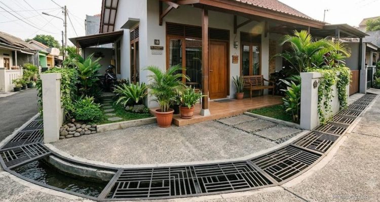 6 Inspirasi Saluran Air Terbuka yang Estetik dan Fungsional untuk Percantik Eksterior