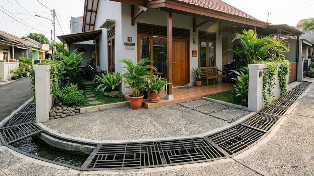 6 Inspirasi Saluran Air Terbuka yang Estetik dan Fungsional untuk Percantik Eksterior