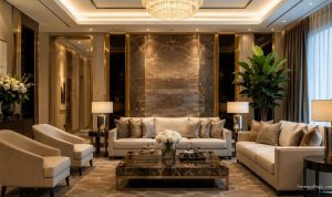 7 Dekorasi Ruang Tamu Mewah dan Elegan ala Hotel Bintang Lima