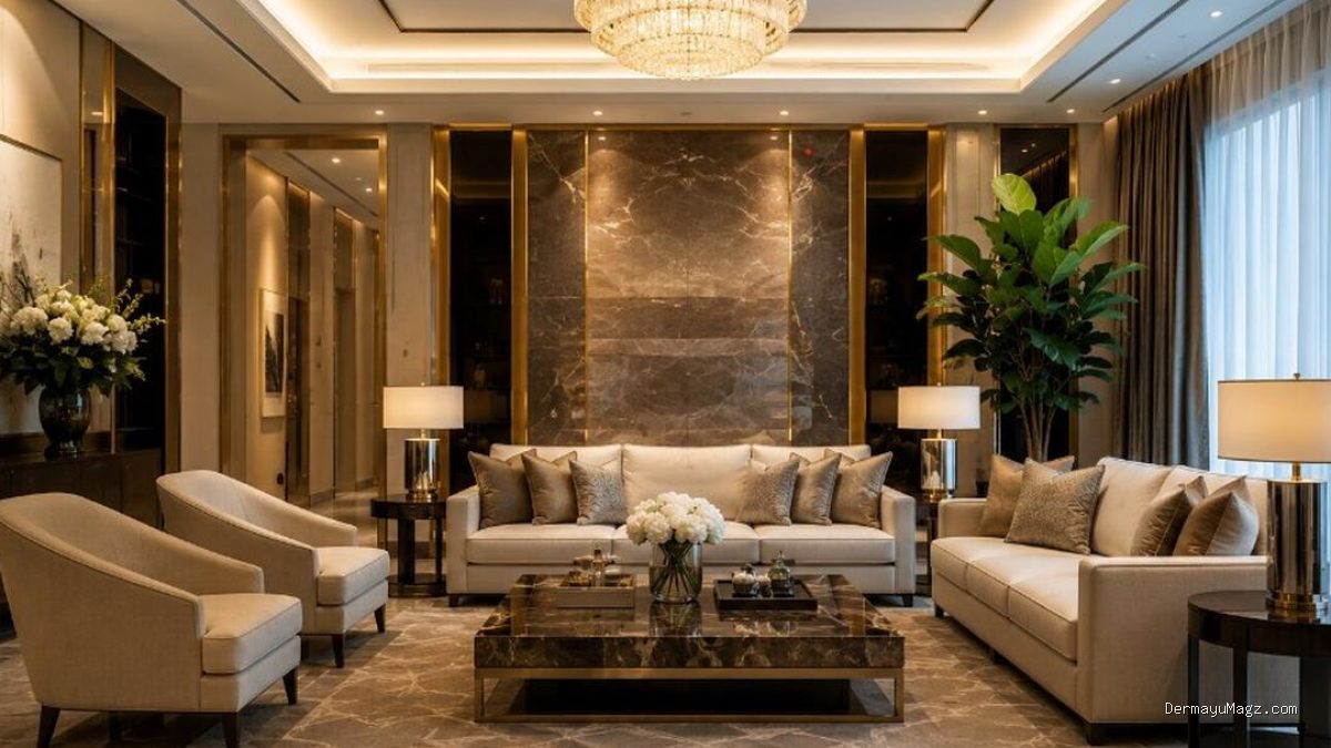 7 Dekorasi Ruang Tamu Mewah dan Elegan ala Hotel Bintang Lima