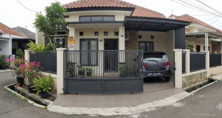 7 Ide Pagar Geser Aman untuk Rumah Tipe 36 dengan Satu Carport