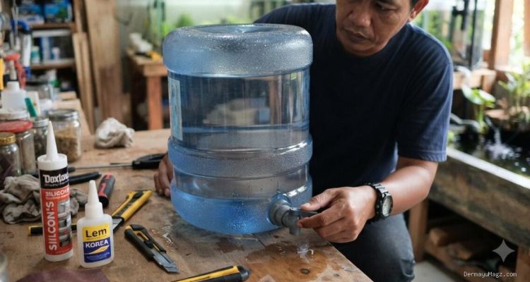 7 Langkah Mudah Membuat Saluran Pembuangan Kotoran Ikan di Kolam Galon