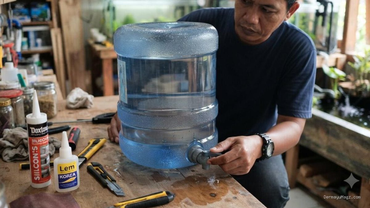 7 Langkah Mudah Membuat Saluran Pembuangan Kotoran Ikan di Kolam Galon