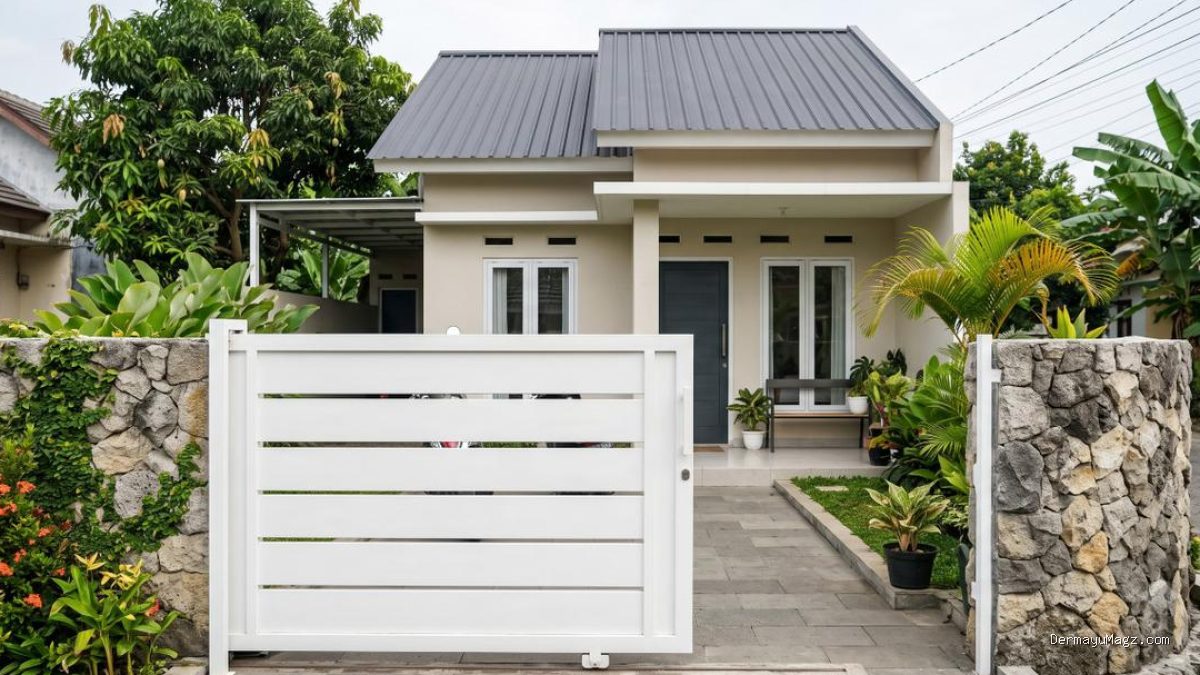 8 Ide Gerbang Rumah Minimalis yang Simpel, Elegan, dan Kokoh