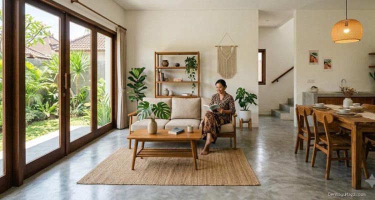 8 Inspirasi Desain Rumah dengan Lantai Semen Ekspos Halus yang Elegan dan Nyaman