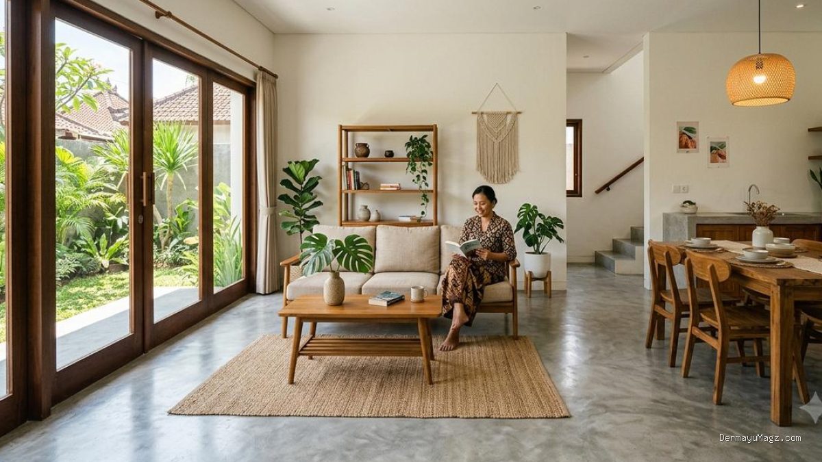 8 Inspirasi Desain Rumah dengan Lantai Semen Ekspos Halus yang Elegan dan Nyaman