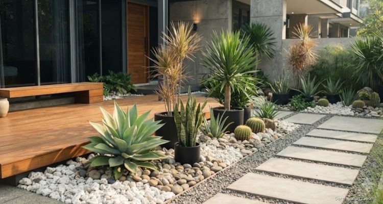 8 Inspirasi Desain Taman Kering yang Estetik dan Minim Perawatan