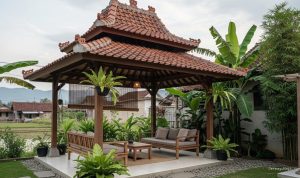 8 Inspirasi Ruang Santai Bergaya Pendopo Minimalis, Tetap Sejuk Tanpa AC