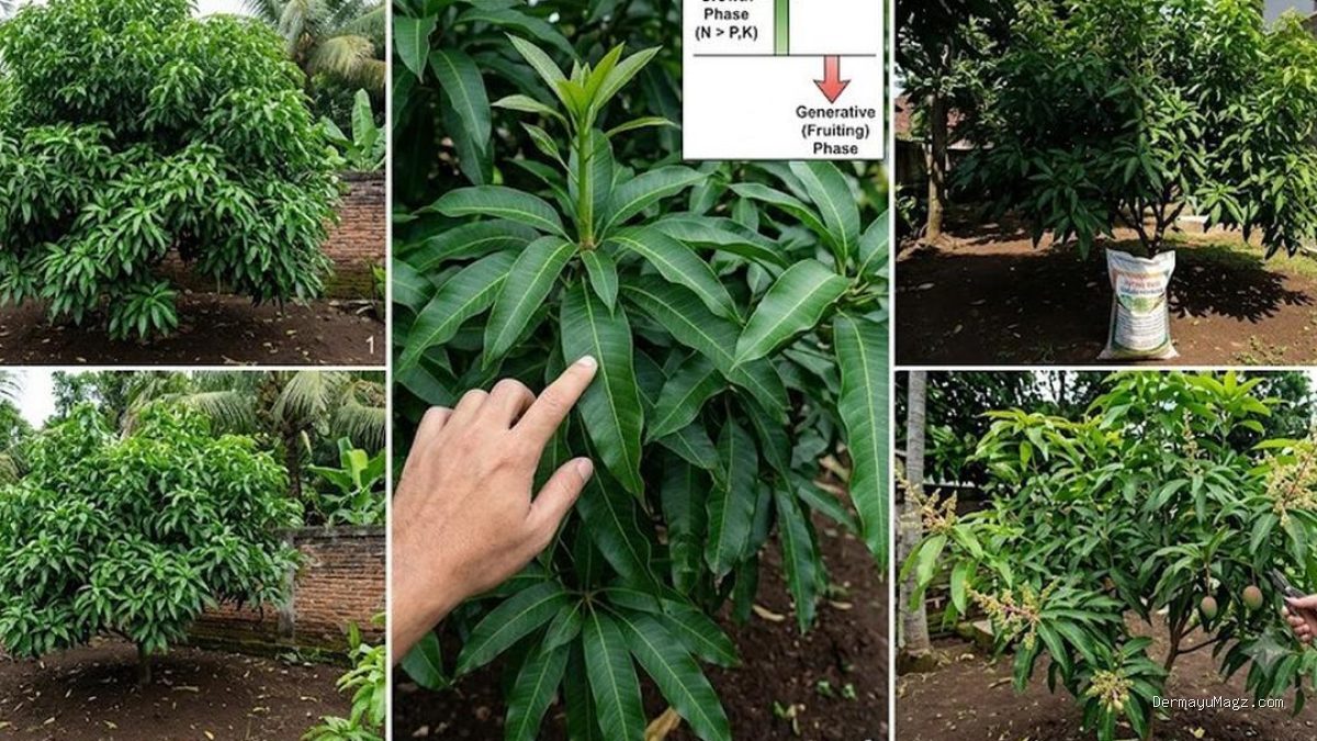 9 Penyebab Pohon Mangga Subur Daun tapi Sulit Berbuah, Wajib Cek!