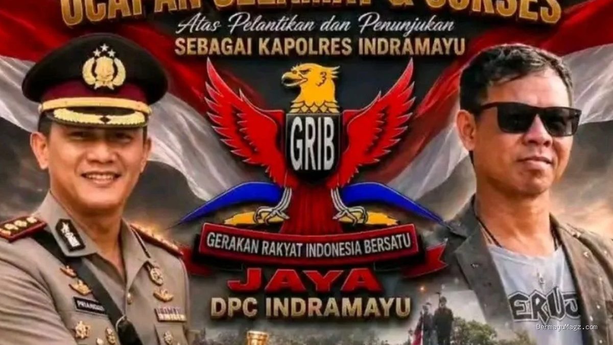 AKBP Prianggo Malau Jabat Kapolres Indramayu, GRIB Jaya Ucapkan Selamat