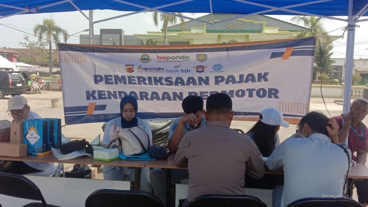 Bapenda Indramayu Opsgab Anjatan: Tingkatkan Sadar Pajak & Aman Berkendara