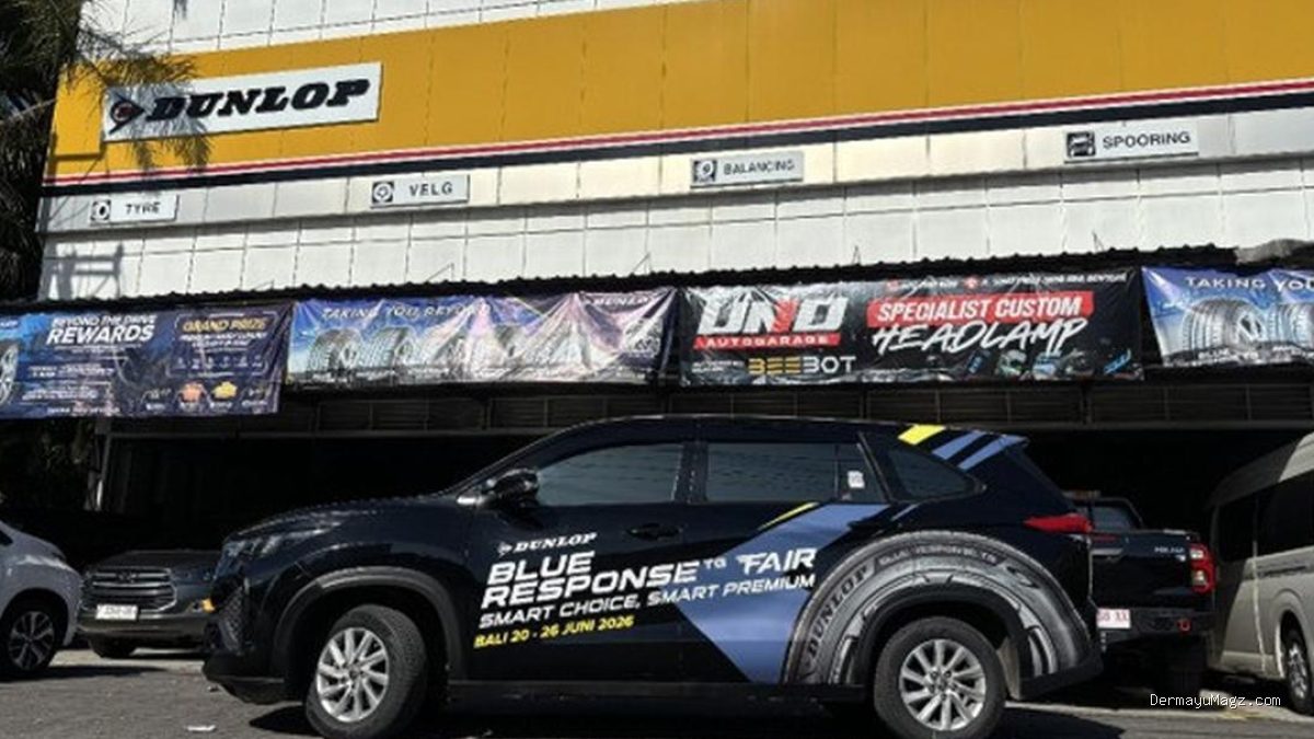 Blue Response Fair Jadi Ajang Pengenalan Ban Baru Dunlop