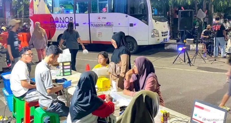 Donor Darah Indramayu: Semangat Warga Warnai Car Free Night