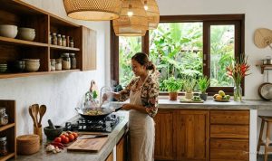Inspirasi Dapur Minimalis Tropis untuk Suasana Segar
