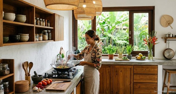 Inspirasi Dapur Minimalis Tropis untuk Suasana Segar