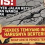 Jalan Retak di Temiyang Indramayu Dikeluhkan, Sekdes: Harusnya Berterima Kasih