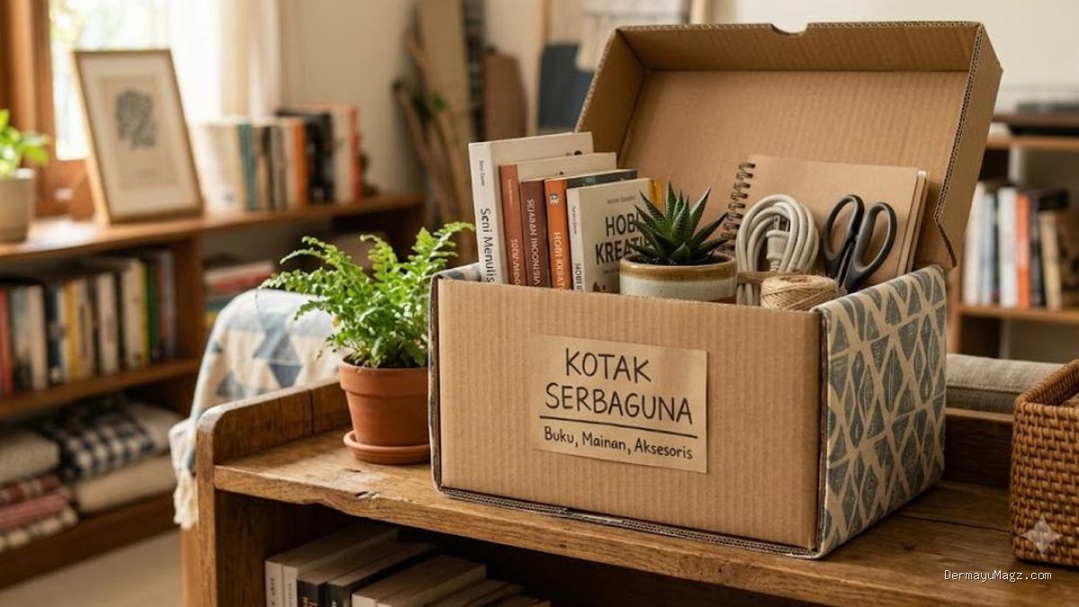Jangan Buru-buru Membuang Kardus Tebal, Berikut 7 Ide Pemanfaatannya di Rumah