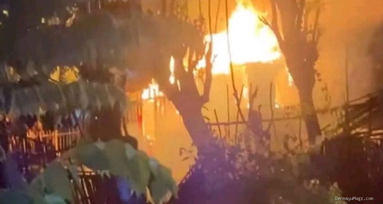 Kebakaran Rumah di Desa Pangkalan Losarang, Diduga Akibat Bakar Sampah