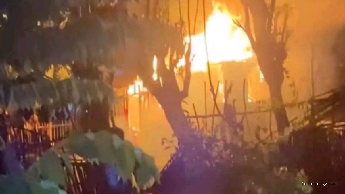 Kebakaran Rumah di Desa Pangkalan Losarang, Diduga Akibat Bakar Sampah