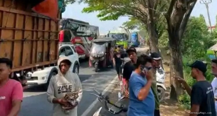 Kecelakaan Maut Jalur Pantura Kiajaran Picu Macet Parah