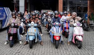 Keseruan Ratusan Pengguna Yamaha Classy Nikmati Senja di Bogor