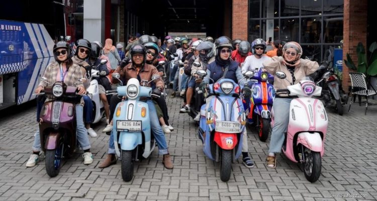 Keseruan Ratusan Pengguna Yamaha Classy Nikmati Senja di Bogor