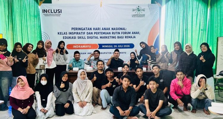 Lakpesdam PCNU Indramayu Bekali Forum Anak Skill Digital Marketing