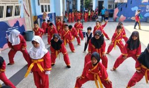 Latih Fisik Siswa, SD Muhammadiyah Haurgeulis Rutin Gelar Tapak Suci