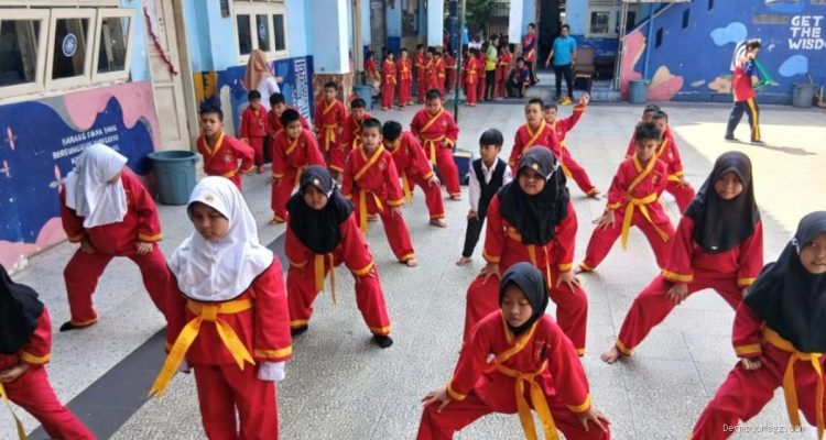 Latih Fisik Siswa, SD Muhammadiyah Haurgeulis Rutin Gelar Tapak Suci