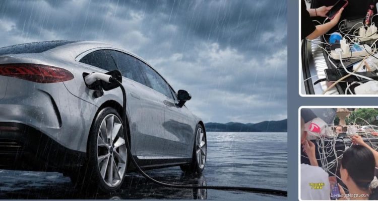 Mobil Listrik Jadi Penyelamat Saat Banjir Melanda China