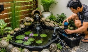 Panduan Membuat Kolam Mini agar Air Tetap Jernih dengan 8 Langkah Mudah