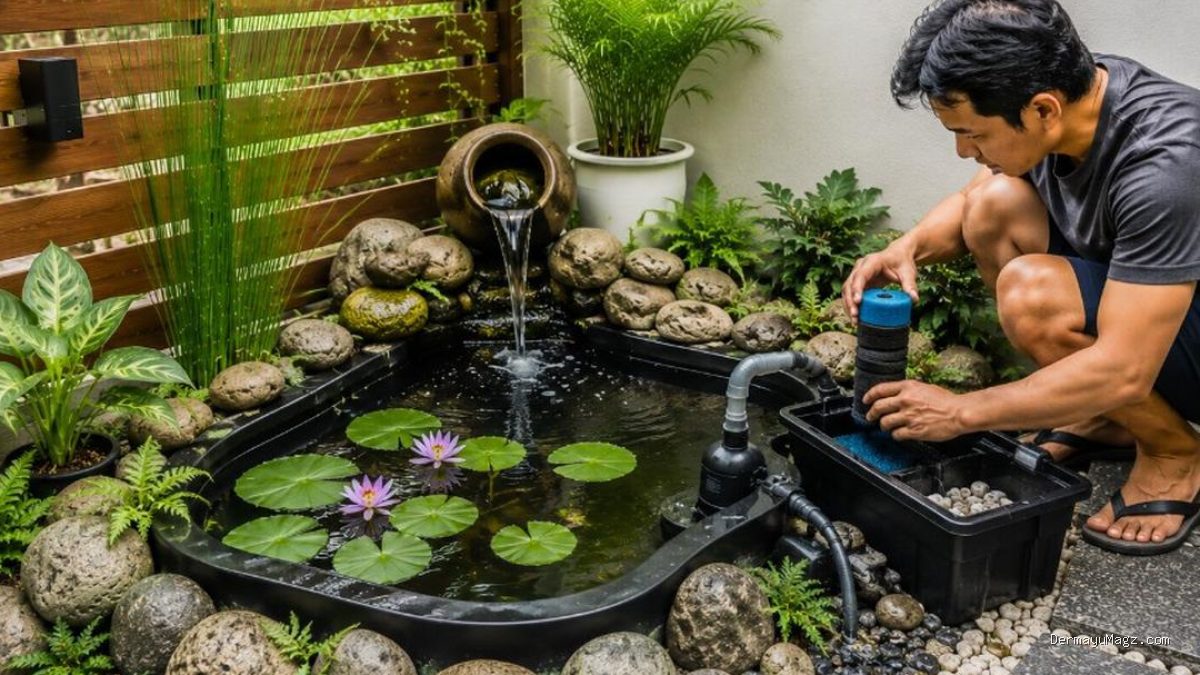 Panduan Membuat Kolam Mini agar Air Tetap Jernih dengan 8 Langkah Mudah