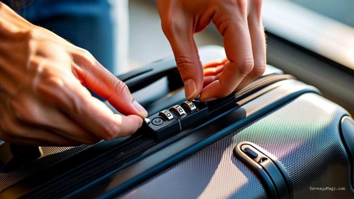 Panduan Mengubah Kode Koper untuk Berbagai Model Kunci Kombinasi dan TSA