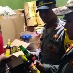 Patroli Gabungan di Kedokanbunder, Polisi Sita 15 Botol Miras