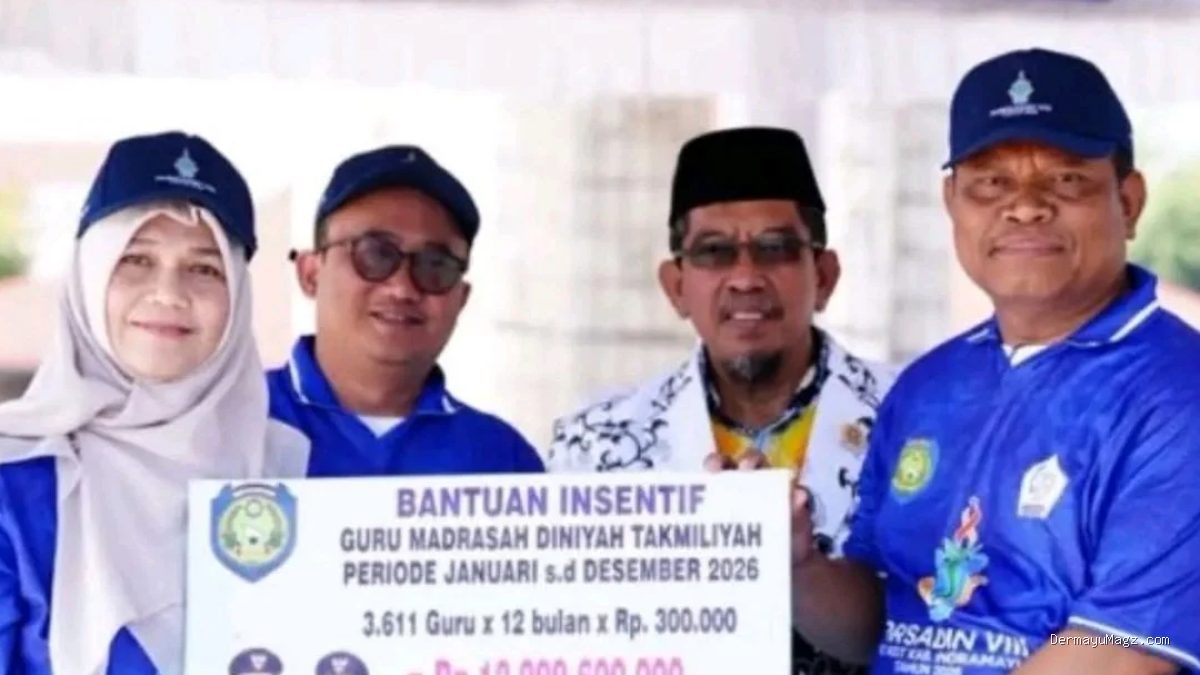 Pemkab Indramayu Gelontorkan Rp 13 Miliar, Tunjangan Guru MDT Makin Gede