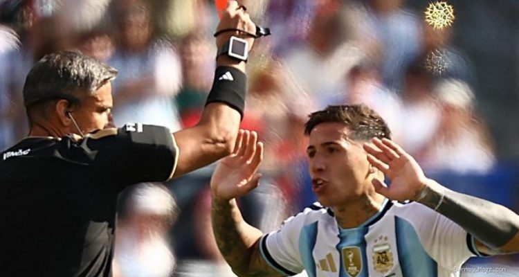 Penyebab Enzo Fernandez Mendapat Kartu Merah di Final Piala Dunia 2026