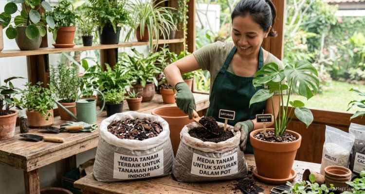 Pilihan Media Tanam Terbaik agar Tanaman Hias dan Sayuran Tumbuh Subur