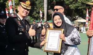 Polres Indramayu Rayakan Hari Bhayangkara ke-80: Penghargaan Personel Berprestasi